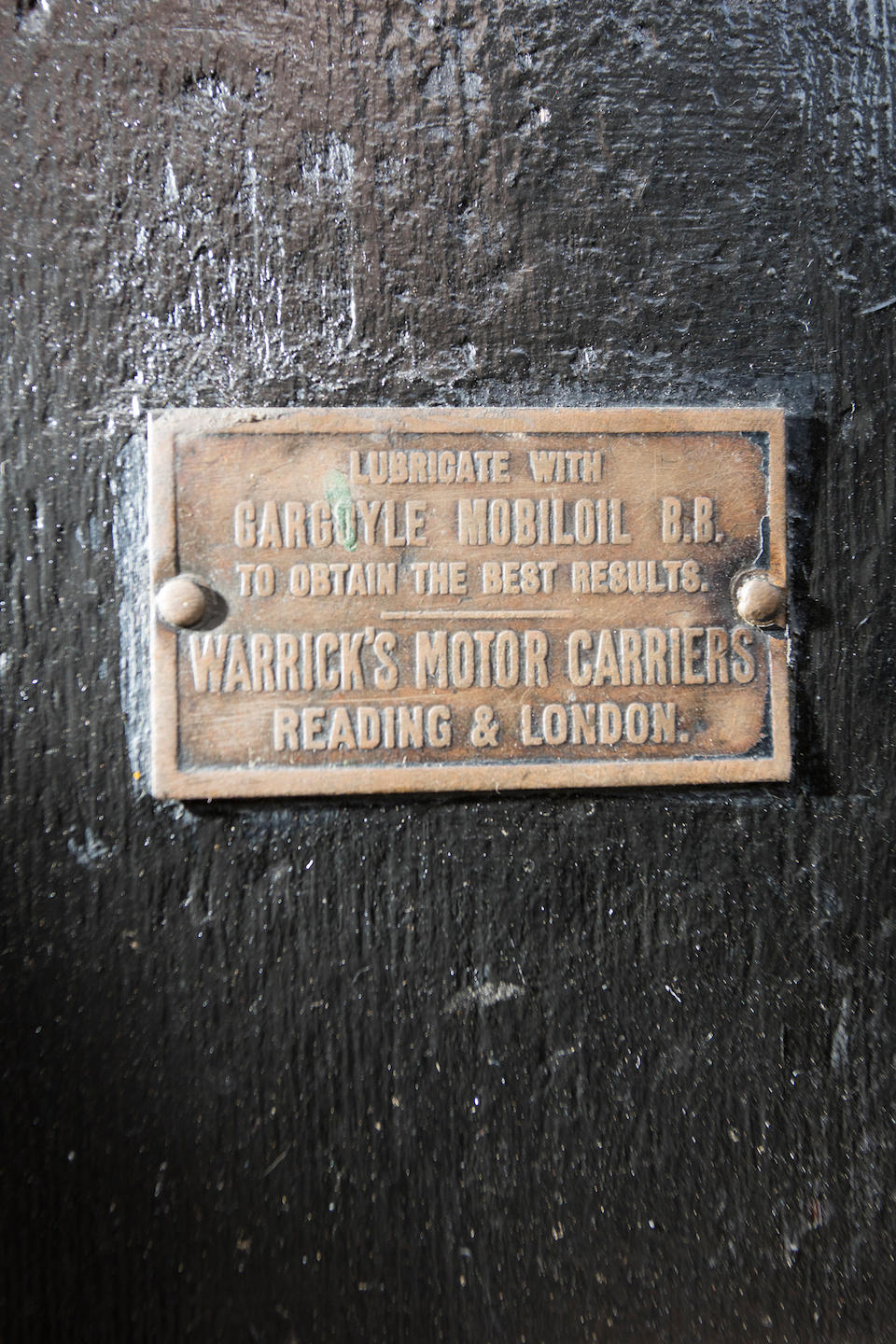 <B>1914 WARRICK 6hp TRI-CAR MOTOR CARRIER<br /></B><BR />Chassis no. 641<BR />Engine no. 641