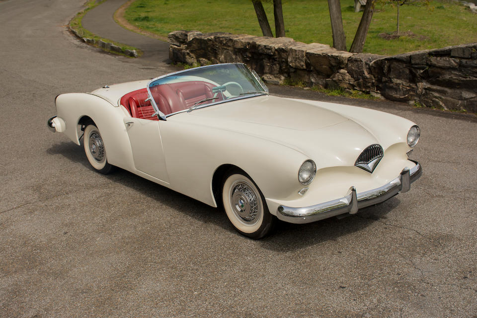 <B>1954 KAISER-DARRIN  SPORT CONVERTIBLE<br />Design by Howard Darrin<br /><br /></B><BR />Chassis no. 161.001371