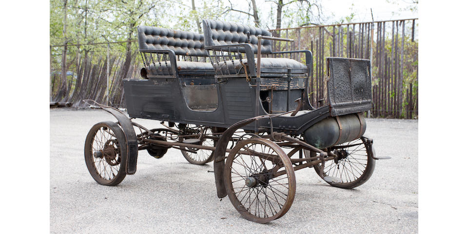 <i>Offered from nearly 80 year ownership, one of three known original survivors</i><BR /><B>1901 Locomobile Style 5 "Locosurrey"</B><BR />Chassis no. 4507