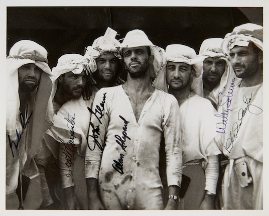 SURVIVAL SCHOOL FOR THE MERCURY 7, SIGNED BY 6 image 1