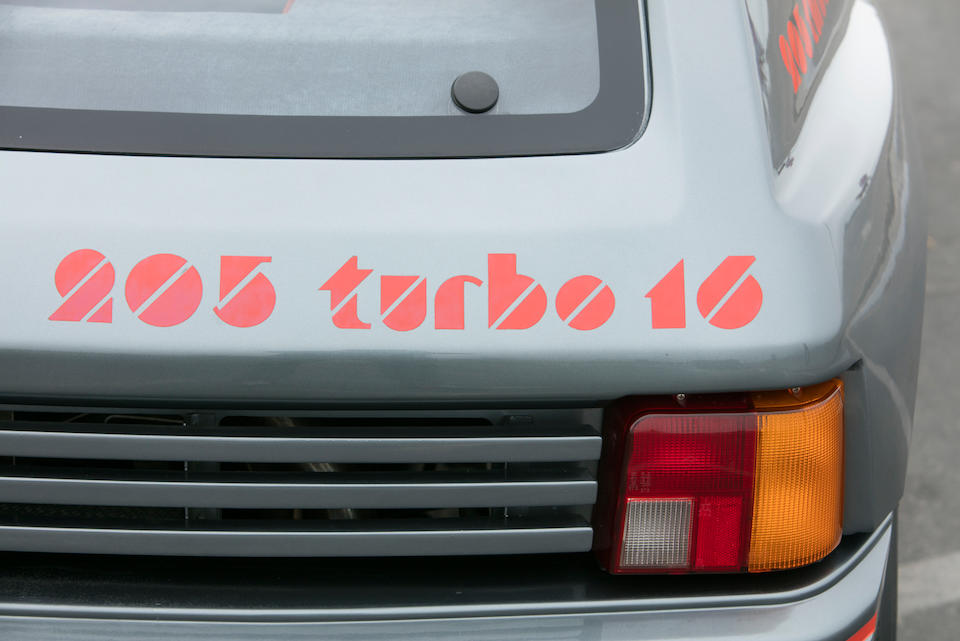 <B>1984 PEUGEOT 205 TURBO 16</b>