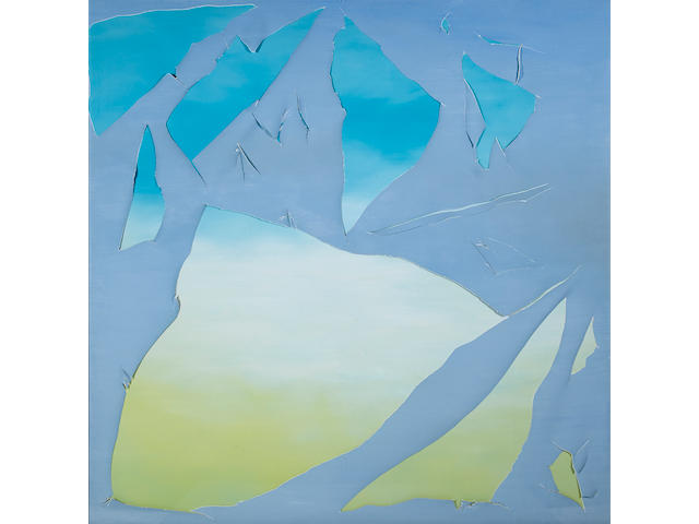 Joe Goode (born 1937) Untitled (from the Torn Cloud Series), 1975 60 x 60 in. (152.4 x 152.4 cm)