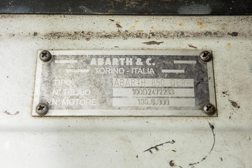 <B>1967 FIAT ABARTH  850 'TC TRIBUTE'</B>