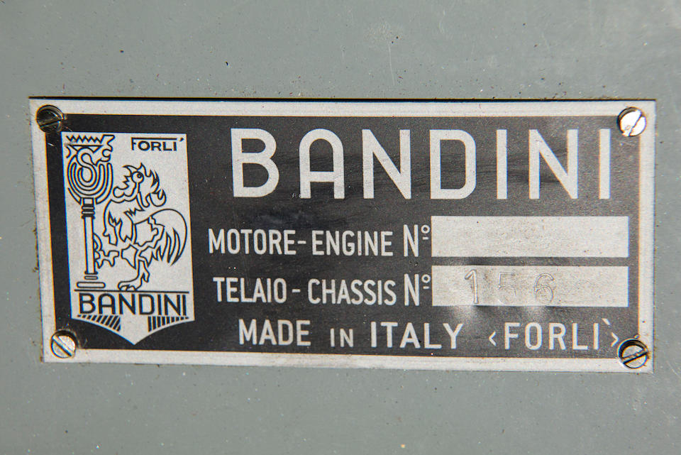 <B>1953 BANDINI 750 SPORT SILURO</B>