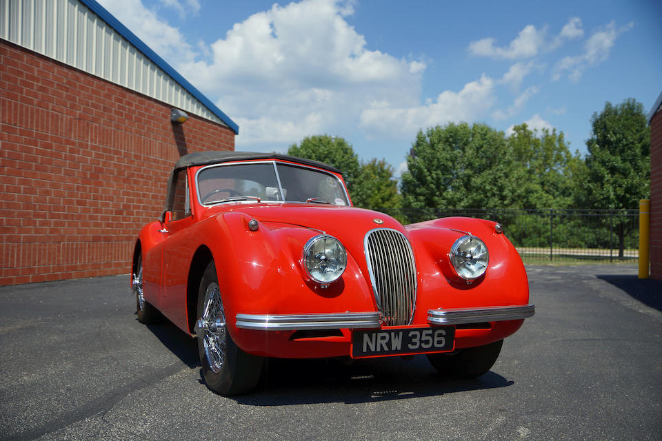 <i>The last right-hand drive manufactured</I><BR /><B>1954 Jaguar  XK120 SE Drophead Coup&#233;</B><br />Chassis no. S667294<br />Engine no. F3878-8S