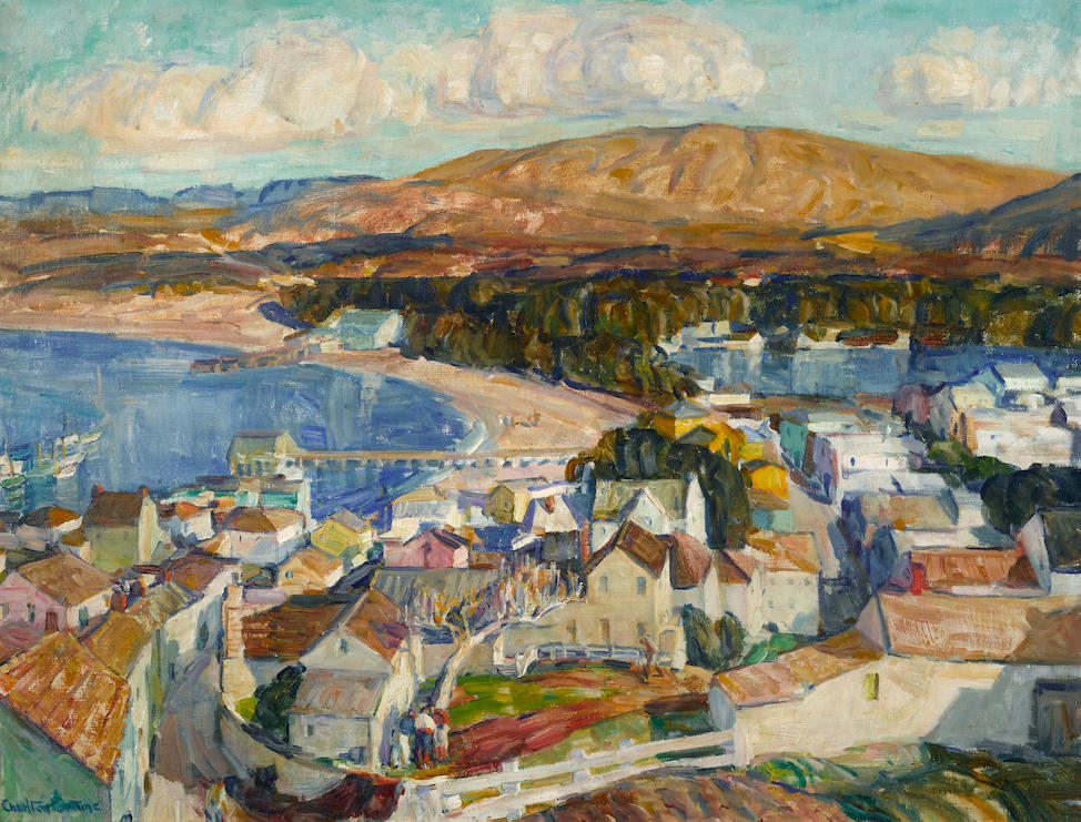 E. Charlton Fortune (1885-1969) Untitled (Monterey) 26 x 34in overall: 33 1/2 x 41 1/2in (Painted circa late 1920s)