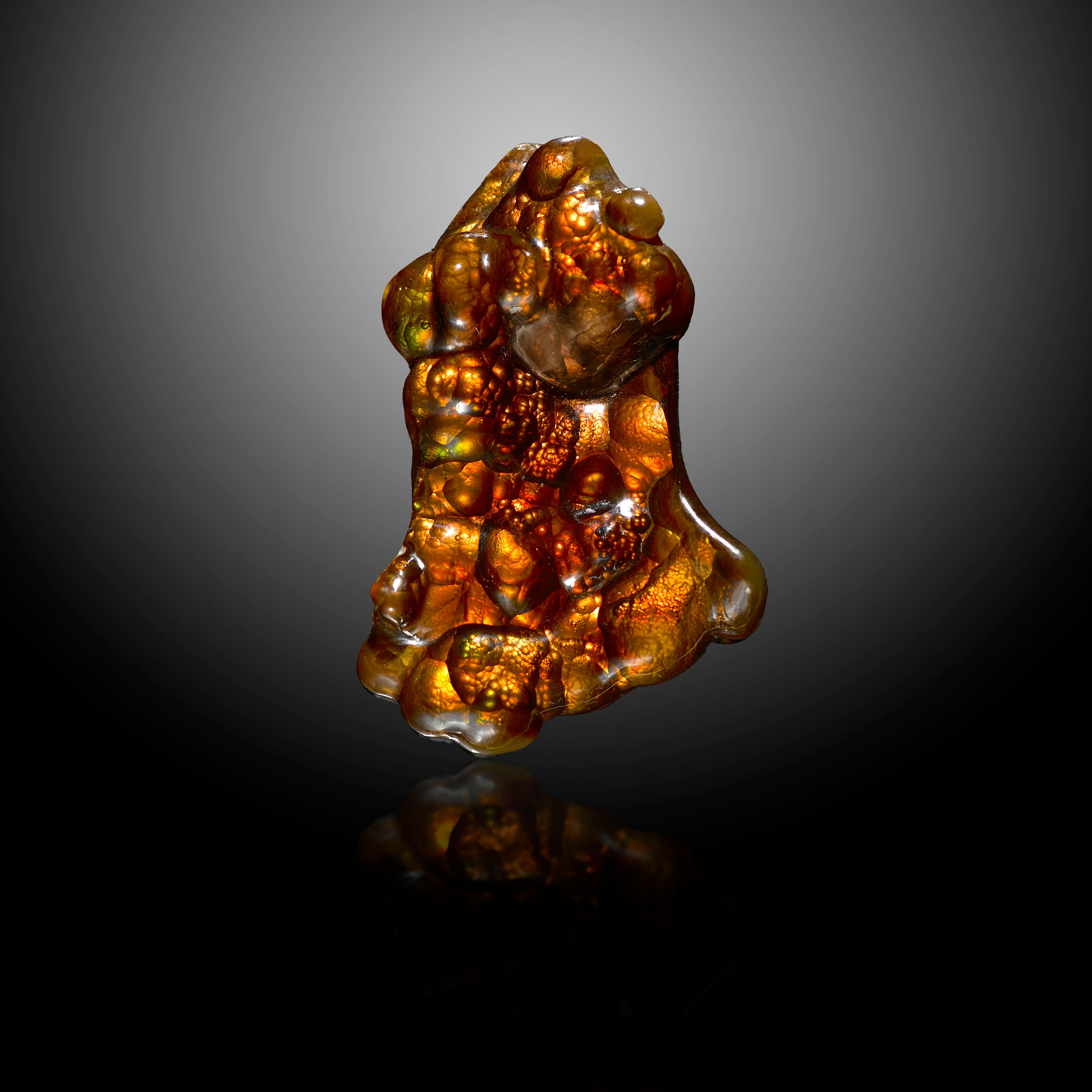 Chalcedony var. Fire Agate