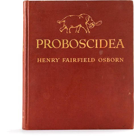 OSBORN, HENRY FAIRFIELD. 1857-1935. Proboscidea, a Monograph of the Discovery, Evolution, Migration and Extinction of the Mastodonts and Elephants of the World. New York: American Museum Press,  1936-1942.