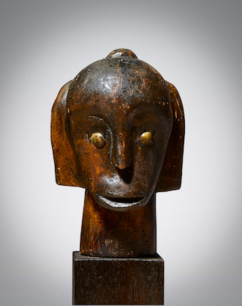 Fang-Betsi Reliquary Head, Gabon image 2