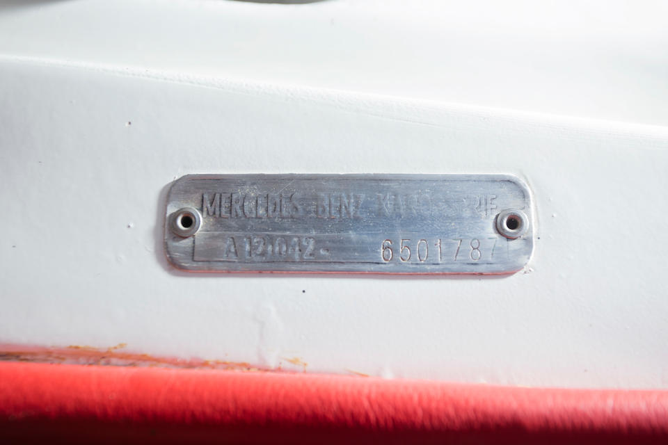 <b>1956 MERCEDES-BENZ  190SL</b><br />Chassis no. 121042.6502387<br />Engine no. 121921.10.020932