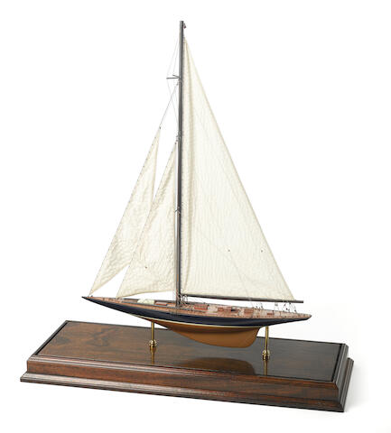 Bonhams A Model Of The British J Class Yacht Endeavour th Century 33 X 13 X 39 In 8 X 33 X 99 Cm Cased Bonhams A Model Of The British J Class Yacht Endeavour th Century 33 X 13 X 39 In 8 X 33 X 99 Cm Cased