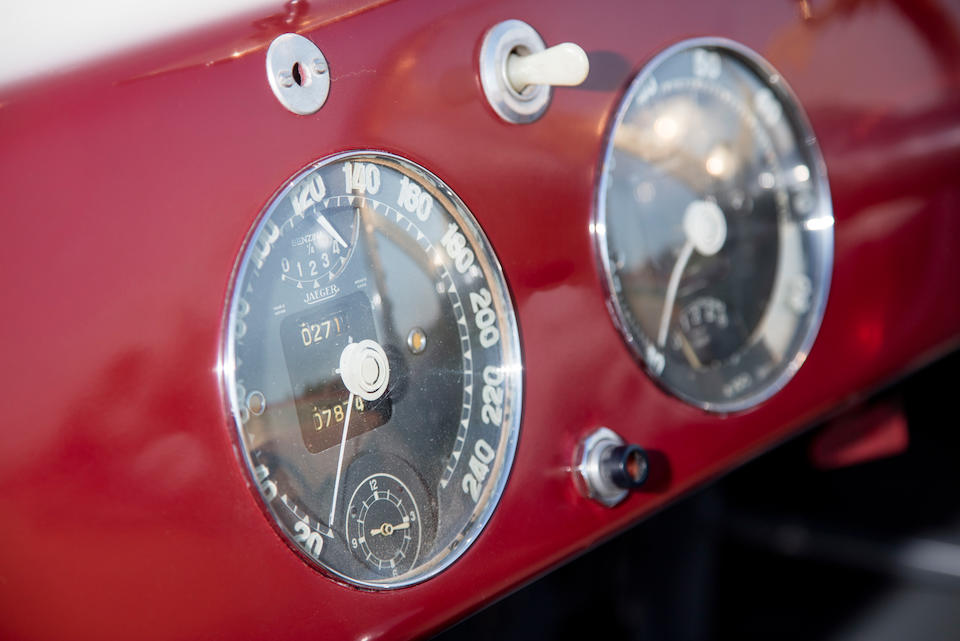 <i>Ex Scuderia Ferrari</i><br /><b>1952 FERRARI 340 AMERICA SPIDER COMPETIZIONE</b><br />Design by Vignale<br />Chassis no. 0196A<br />Engine no. 0196A