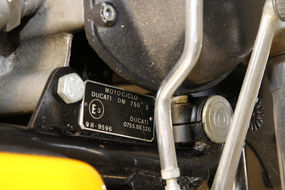 1973 Ducati 750cc Sport Frame no. 753768 Engine no. 753768