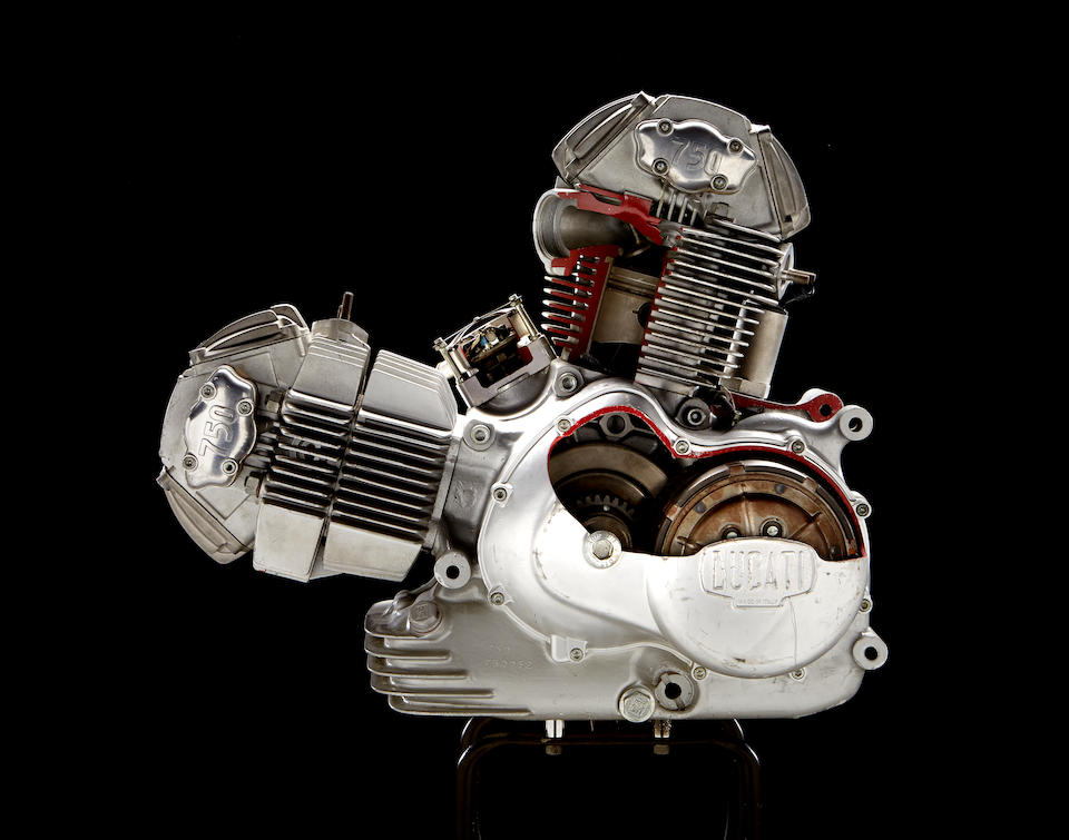 Ducati 750 Sport Cutaway Engine by Jeff Nash,