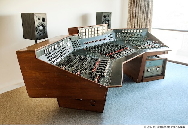 An Abbey Road Studios EMI TG12345 MK IV recording console used between 1971-1983, housed in Studio 2, the console which Pink Floyd used to record their landmark album, The Dark Side of the Moon. image 16