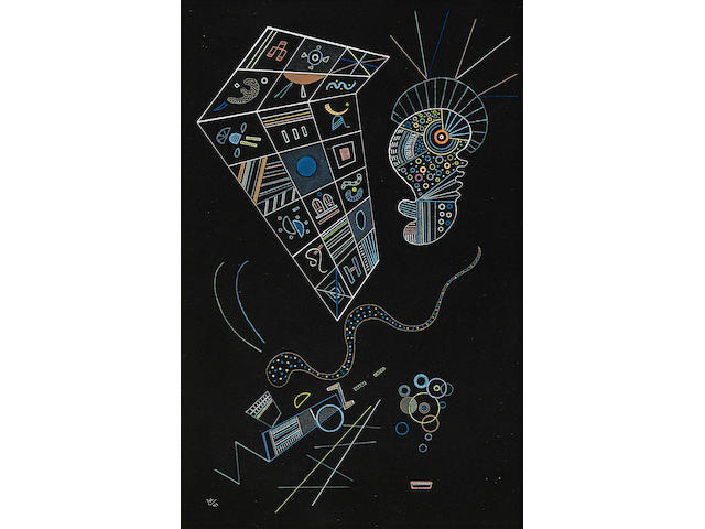 Wassily Kandinsky (1866-1944) Ohne titel 19 3/8 x 12 5/8 in (49.2 x 32 cm) (Painted in 1941)