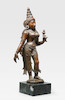 Thumbnail of A COPPER ALLOY FIGURE OF BHUDEVI South India, 16th/17th century image 26
