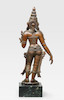 Thumbnail of A COPPER ALLOY FIGURE OF BHUDEVI South India, 16th/17th century image 25