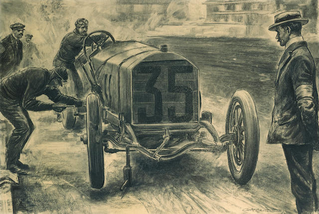 Carlo Demand 1908 French Grand Prix