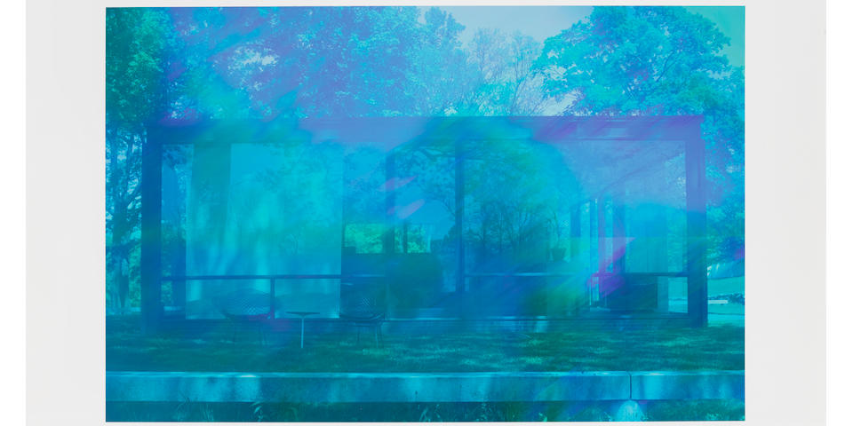 James Welling (born 1951) Glass House 5905, 2008 11 x 17 1/8 in. (27.9 x 43.5 cm) (This work is from the number twenty-two of the edition of twenty-five.)