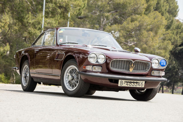 <b>1966 Maserati Sebring Series II 3700 Coupe</b><br />Chassis no. AM101S 10403<br />Engine no. AM101S 10403