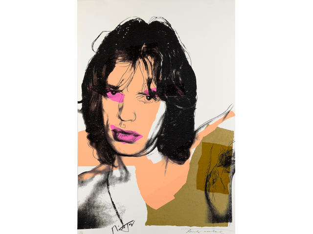 Andy Warhol 1928-1987; One Plate, from Mick Jagger;