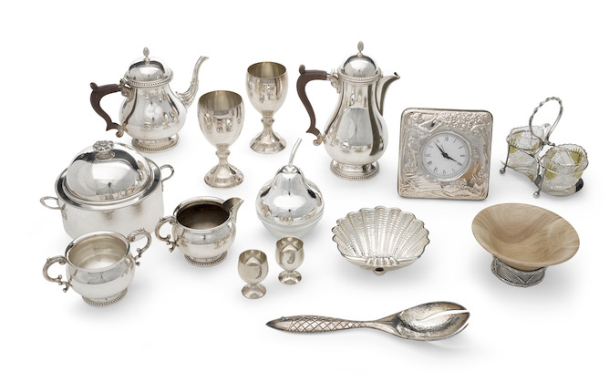 An assembled International group of silverplate tableware By various makers, 19th/20th century image 1