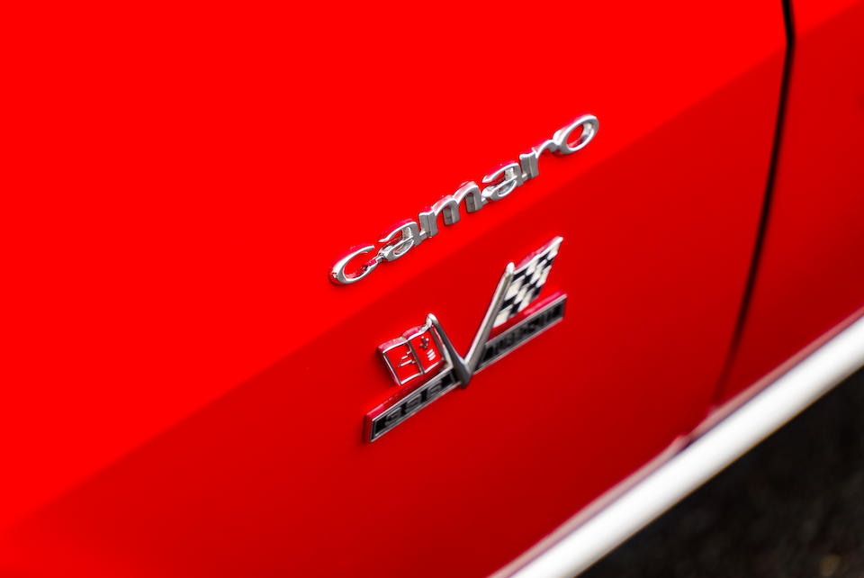<b>1967 Chevrolet CAMARO SS CONVERTIBLE</b><br />Chassis no. 124677N221699