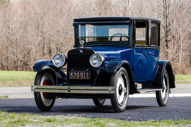 <b>1923 Rickenbacker B6 Coupe</b><br />Chassis no. 10585<br />Engine no. 10505
