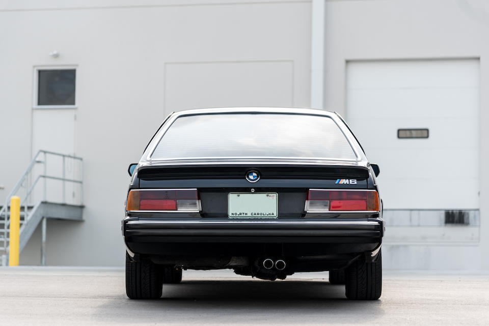 <b>1988 BMW M6 Coupe</b><br />VIN. WBAEE1411J2560905