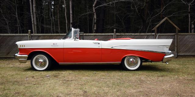 <b>1957 Chevrolet BEL AIR 'FUEL INJECTED' CONVERTIBLE</b><br />Chassis no. VC57S302368<br />Engine no. F820FJ