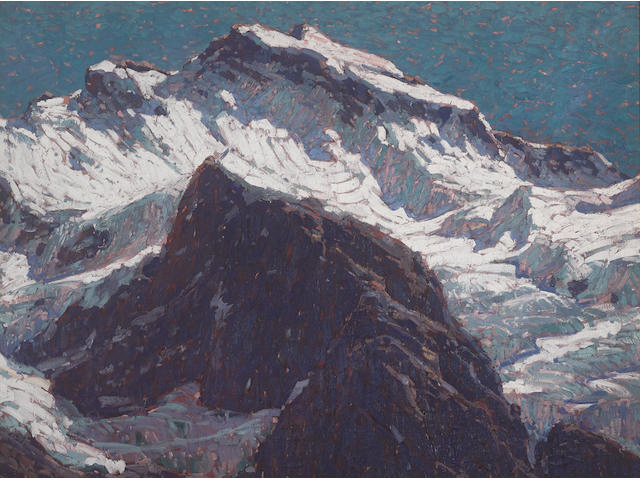 Edgar Payne (1883-1947) The Jungfrau 62 1/4 x 54 1/2in overall: 71 1/2 x 64in (Painted circa 1923-1924)