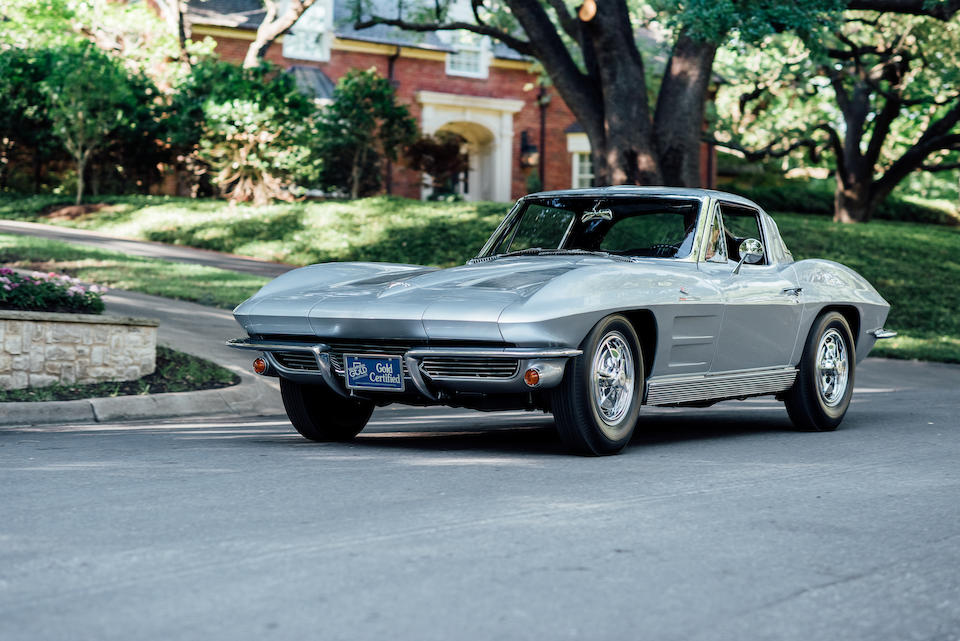 <b>1963 Chevrolet Corvette Z06 Fuel Injected Coupe</b><br />  Chassis no. 30837S118180<br /> Engine no. 118180 F0611RF