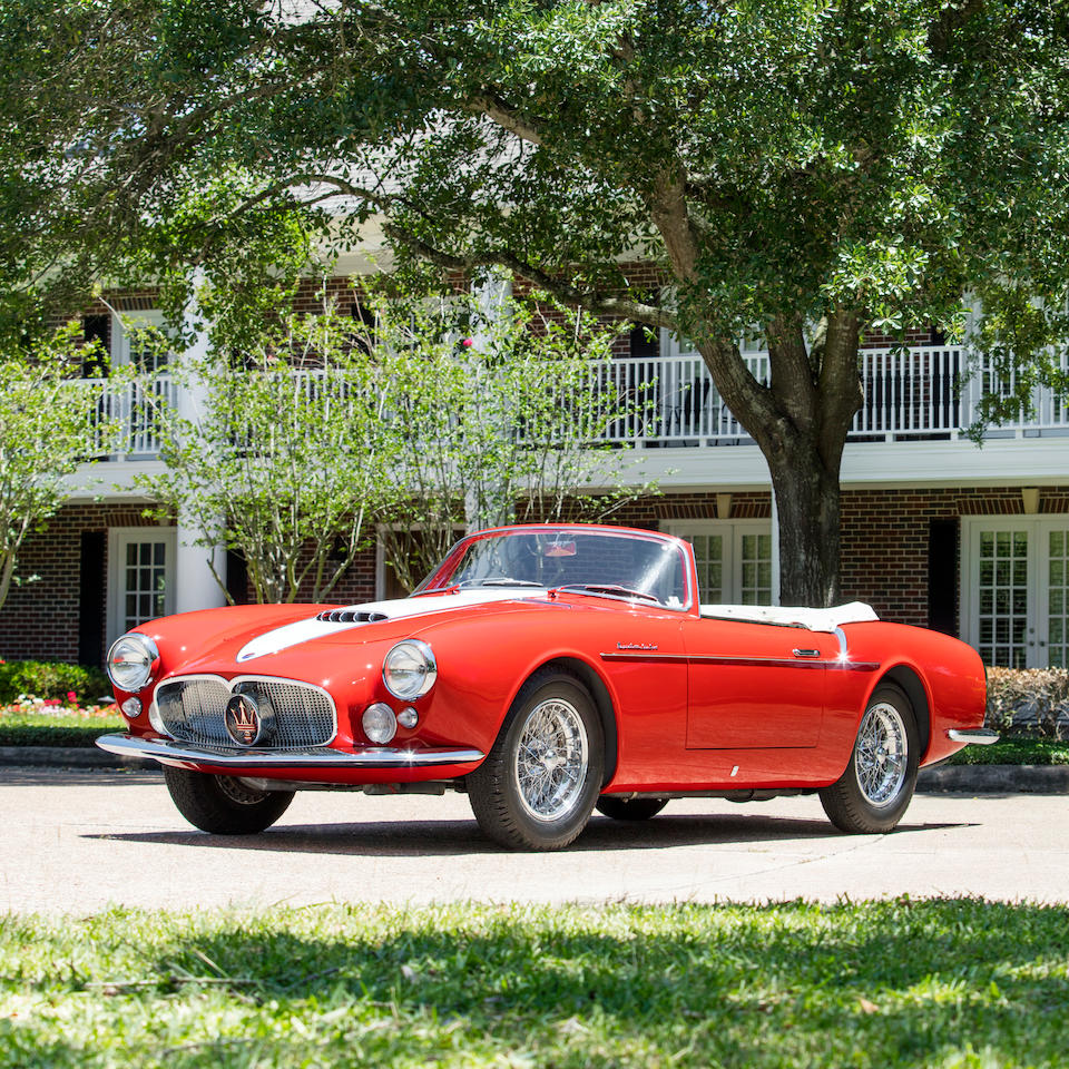 <B>1956 Maserati A6G/54 Gran Sport Spider </B><br /> Chassis no. 2180<br /> Engine no. 2146