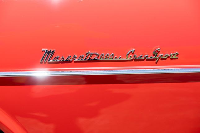 1956 Maserati A6G/54 Gran Sport Spider  Chassis no. 2180 Engine no. 2146 image 41