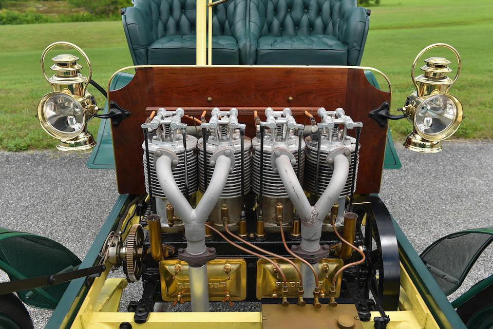 <b>1904 PREMIER MODEL F 16HP REAR ENTRANCE TONNEAU</b><br />Chassis no. Not Known