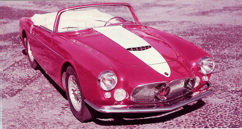 1956 Maserati A6G/54 Gran Sport Spider  Chassis no. 2180 Engine no. 2146 image 2
