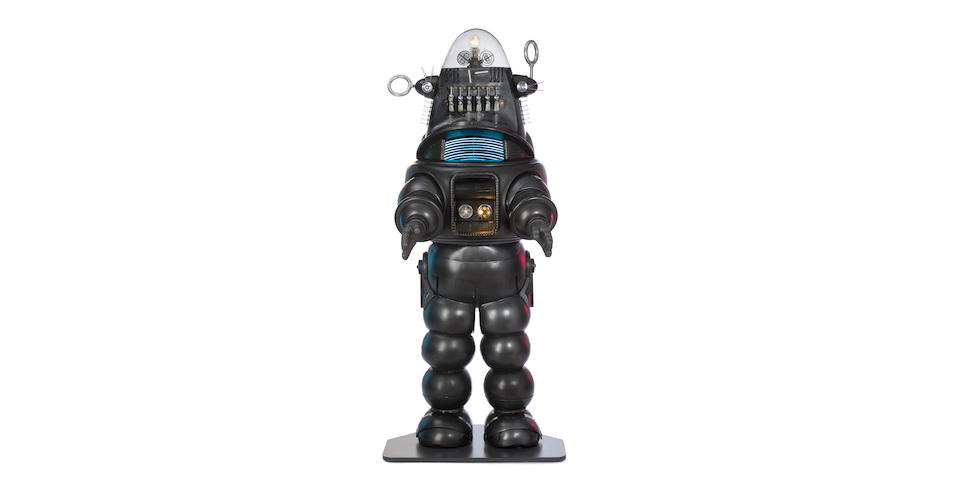 The iconic original Robby the Robot suit and Jeep from Forbidden Planet
