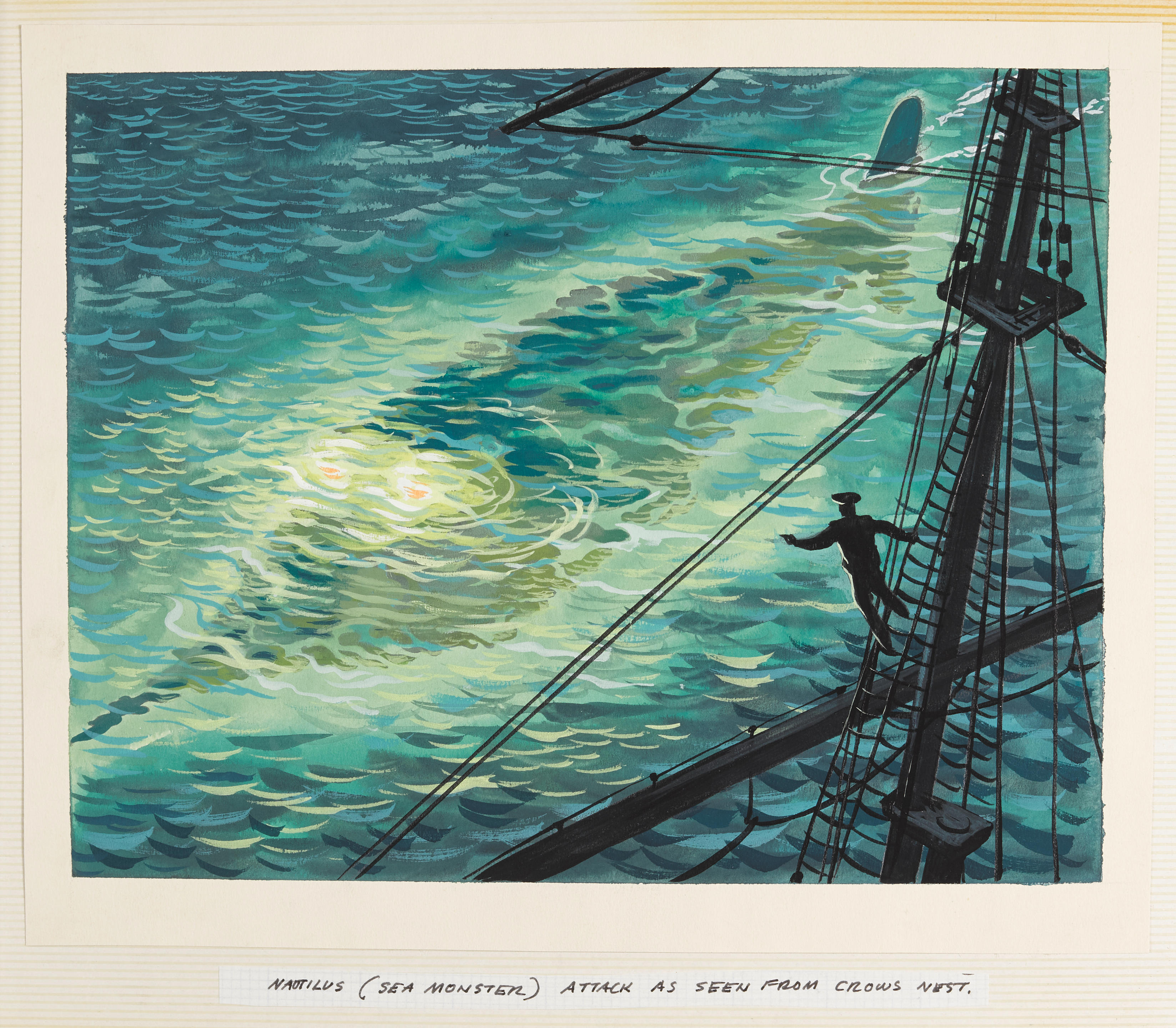 A Harper Goff scrapbook pertaining to 20,000 Leagues Under the Sea