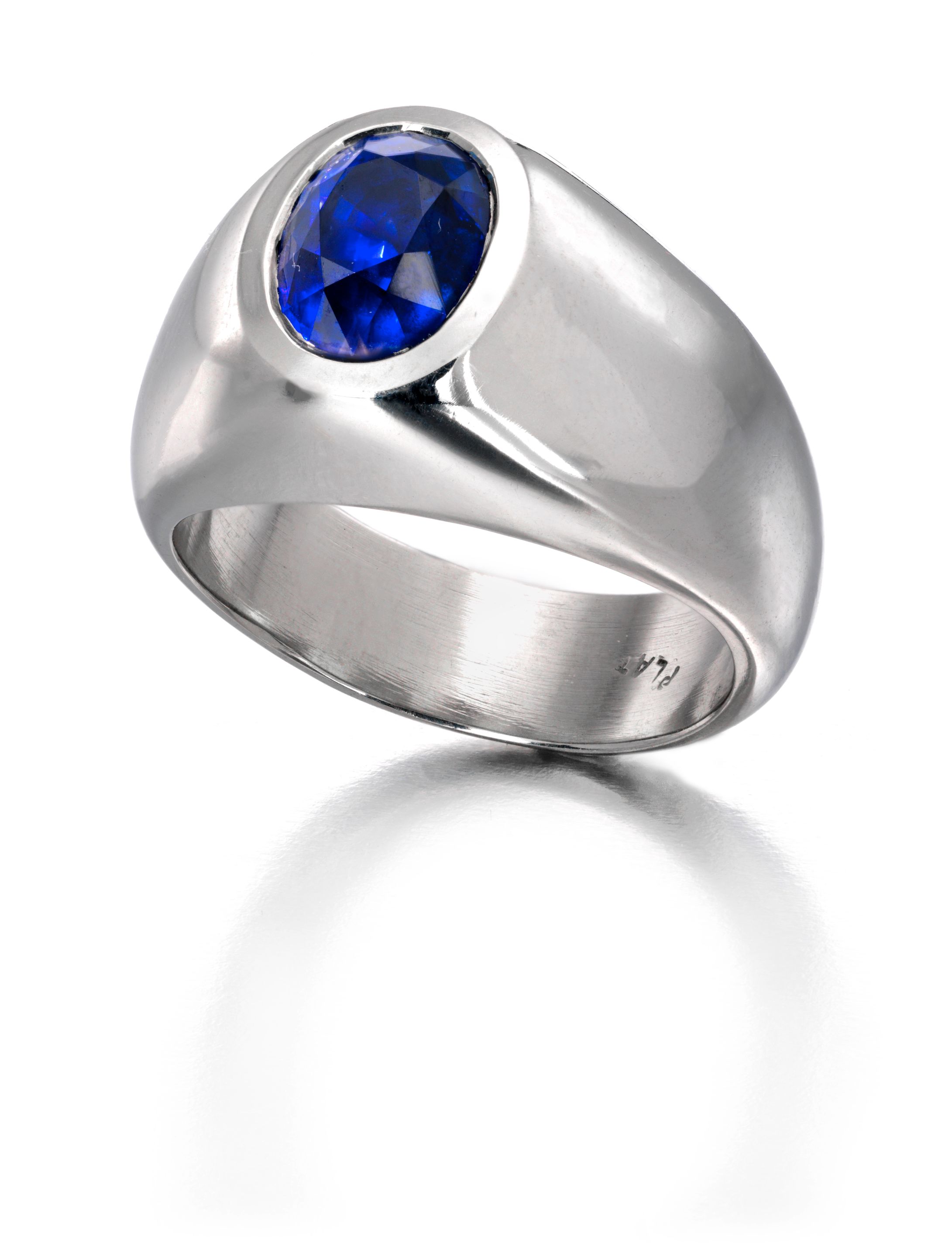 A sapphire ring