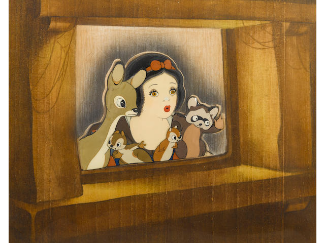 A celluloid of Snow White from Snow White and the Seven Dwarfs