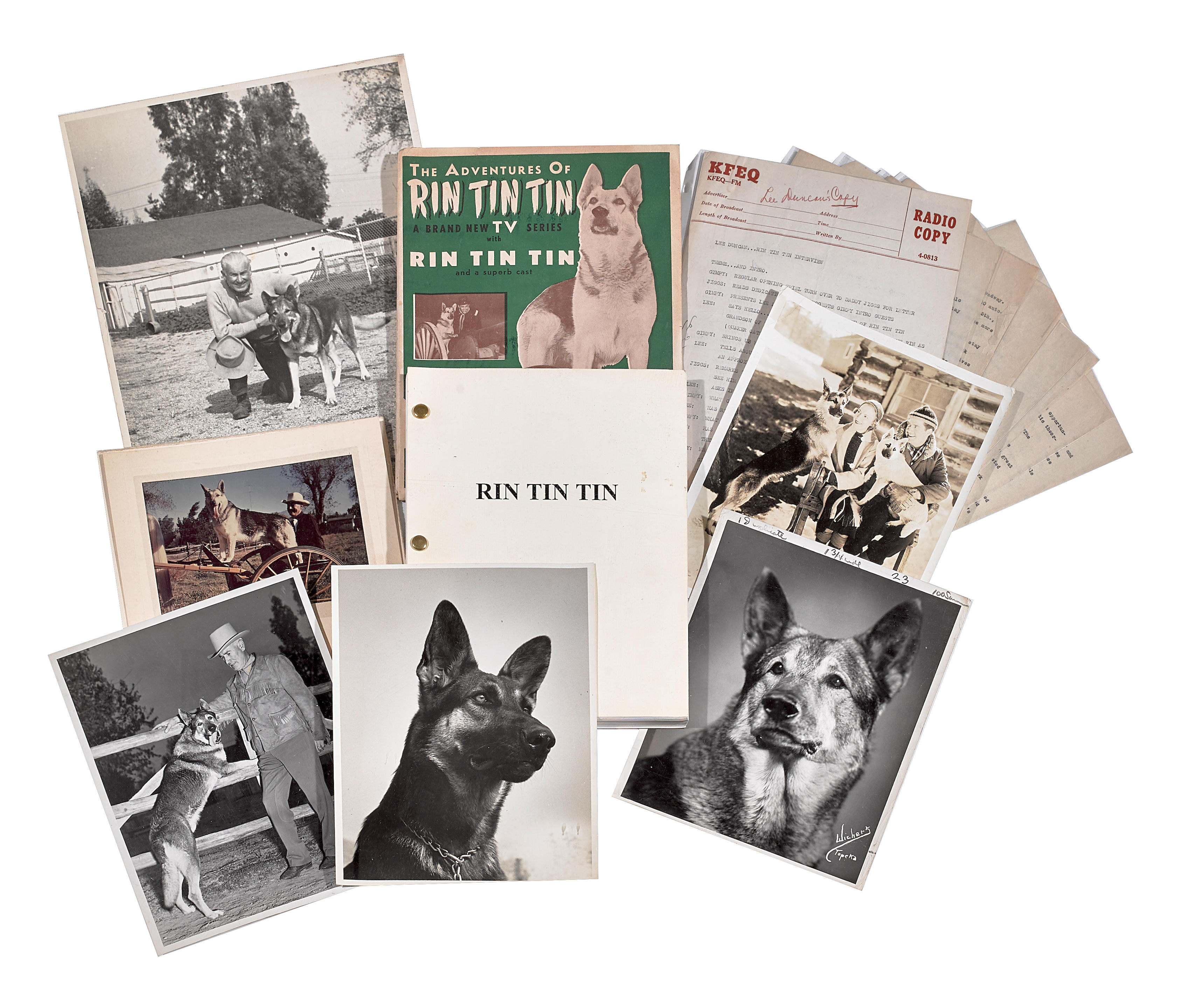 An archive pertaining to Rin Tin Tin and Lee Duncan