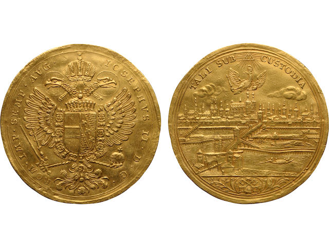 German States, Regensburg, Free City Gold 5 Ducats, (1765-1790)