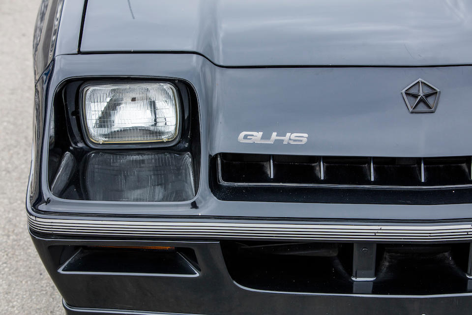 <b>1987 Dodge Shelby Charger GLH-S</b><br />VIN. 1B3BZ64E3HD588876