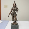 Thumbnail of A COPPER ALLOY FIGURE OF BHUDEVI South India, 16th/17th century image 8