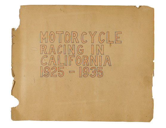 'Motorcycle Racing in California' Scrapbook  (3) image 1