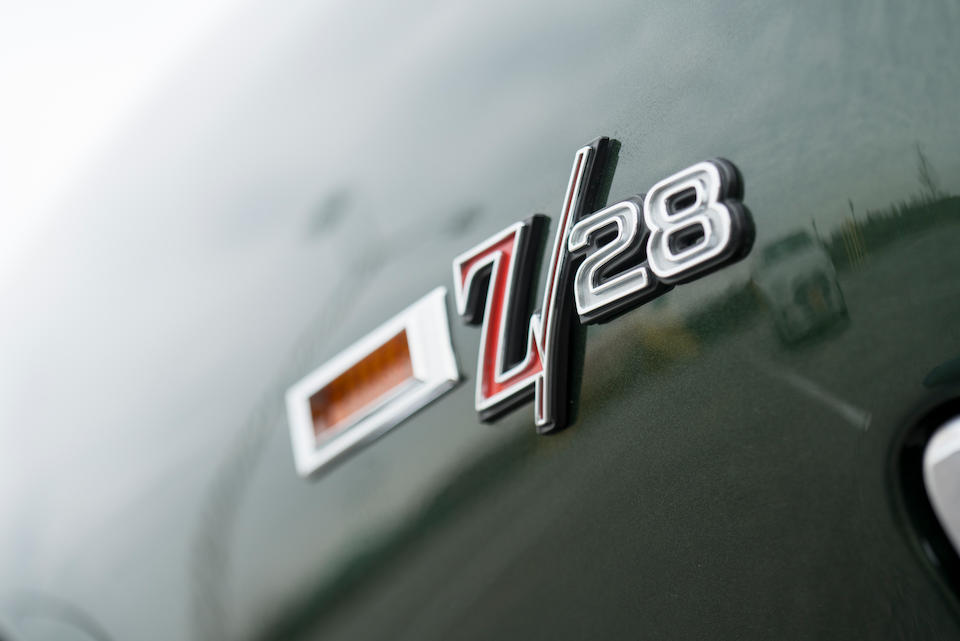 <b>1969 Chevrolet Camaro Z/28</b><br />Chassis no. 124379N608272