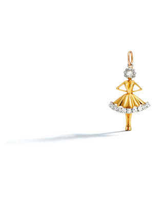 A platinum, 18k gold and diamond Danseuse pendant, Van Cleef & Arpels, image 3