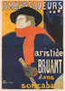 Thumbnail of Henri de Toulouse-Lautrec; Ambassadeurs, Aristide Bruant; image 1