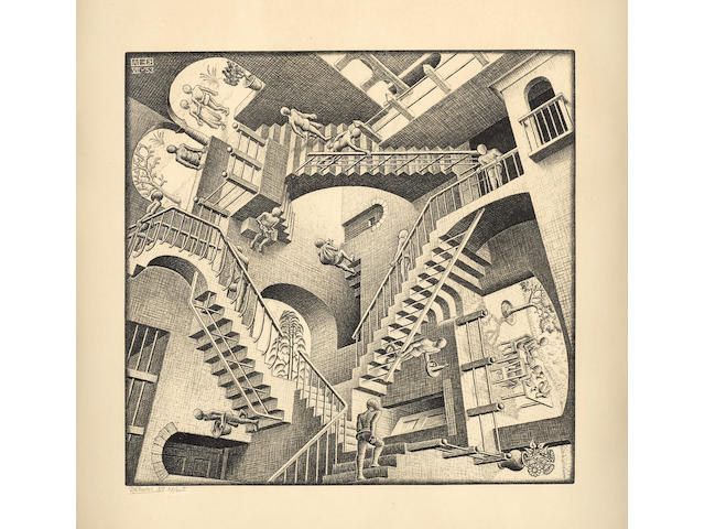 Maurits Cornelis Escher (1898-1972); Relativity (Relativteit);